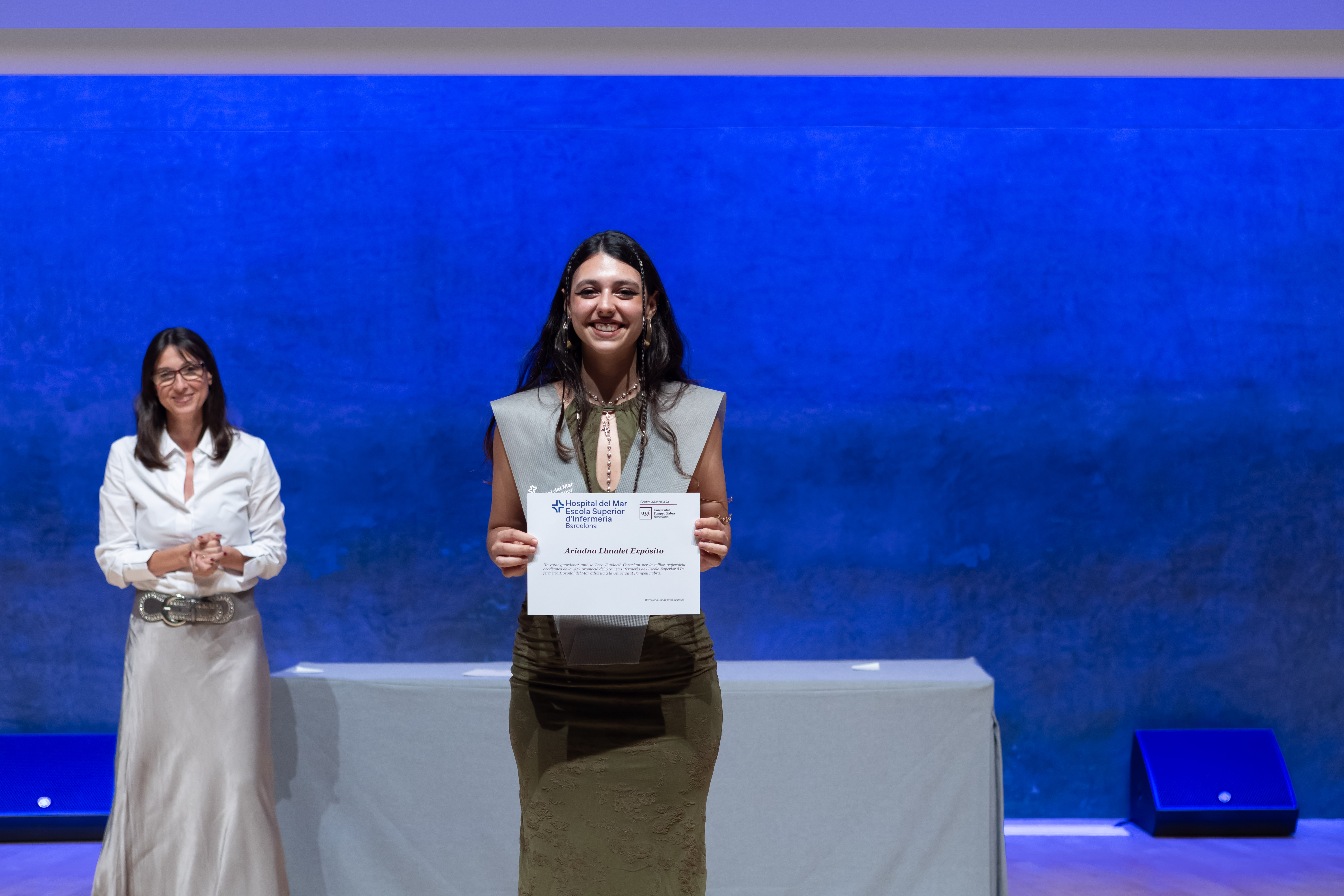 La Sra. Ariadna Llaudet Expósito premiada amb la Beca Corachan.