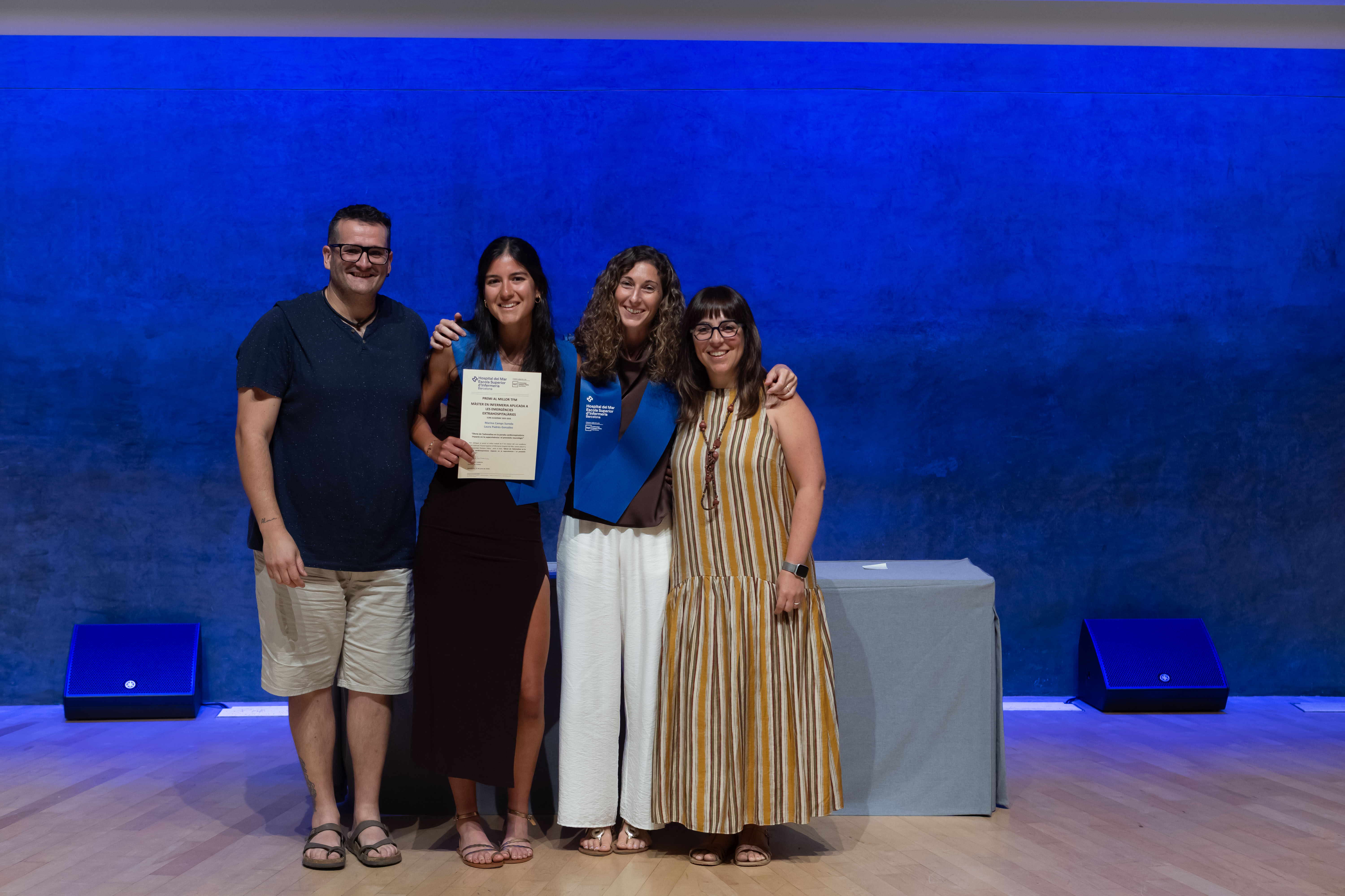 La Sra. Marina Camps Sureda i la Sra. Laura Padrés González premiades al millor Treball Final de Màster d’Emergències